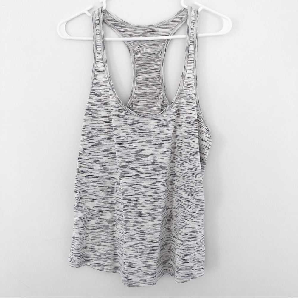 lululemon Striped Racer Back Tank Top Size 6